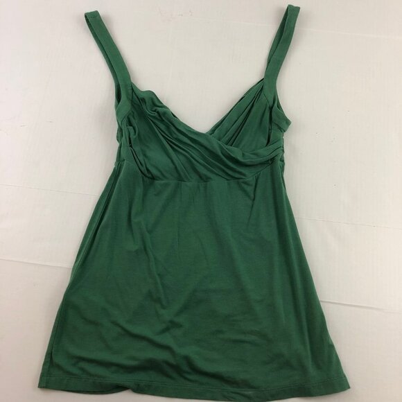 Green Top - BCBG Green Tank Top Size S Summer - Picture 5 of 6